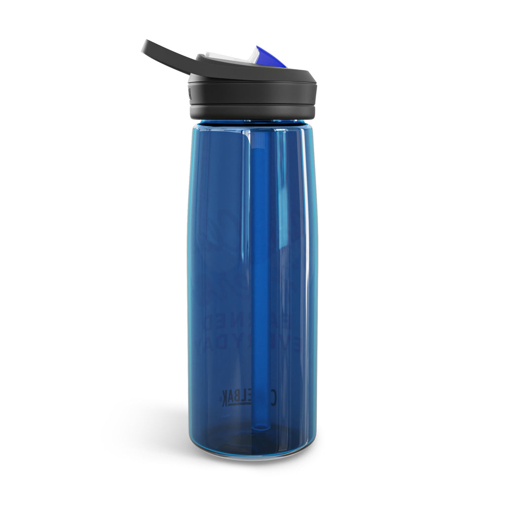 Gym Class Hero Water Bottle — CamelBak Eddy 20oz/25oz, "Earned Everyday" Basketball Design