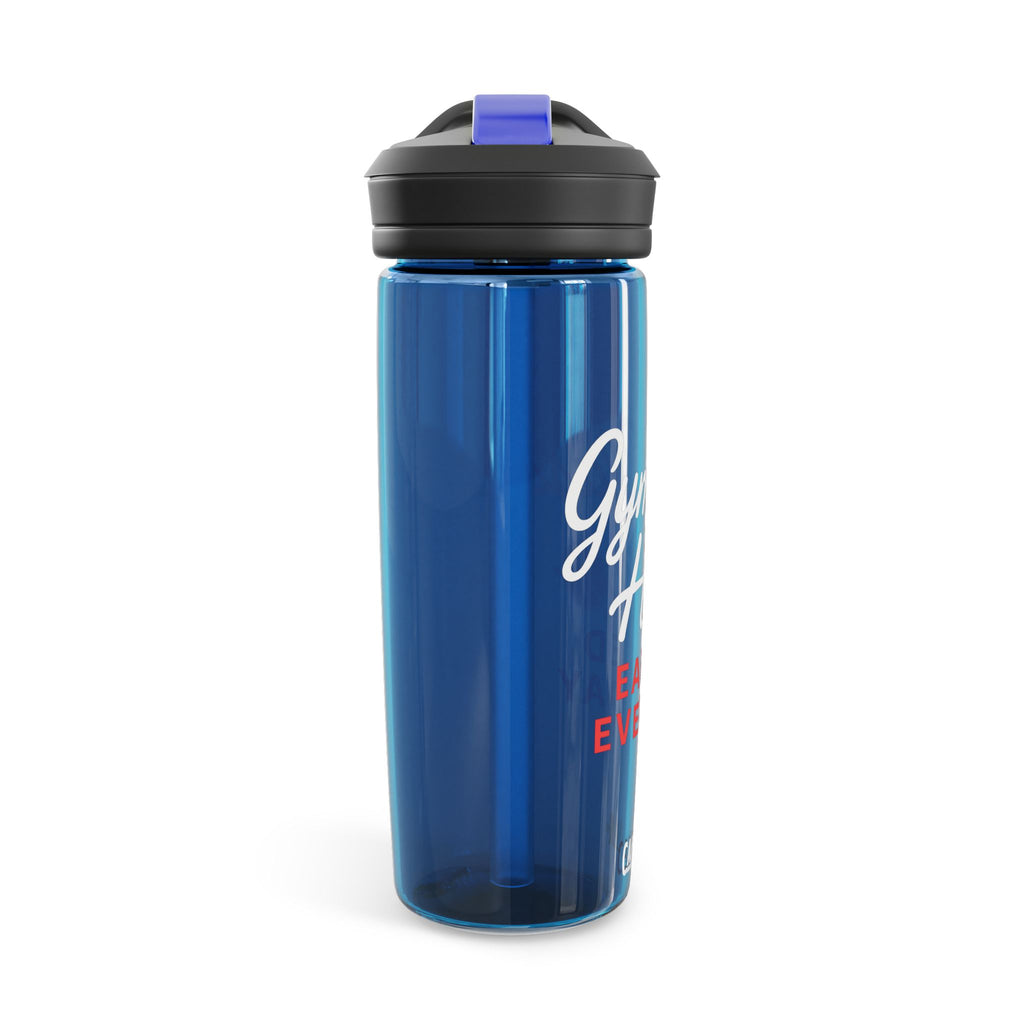 Gym Class Hero Water Bottle — CamelBak Eddy 20oz/25oz, "Earned Everyday" Basketball Design