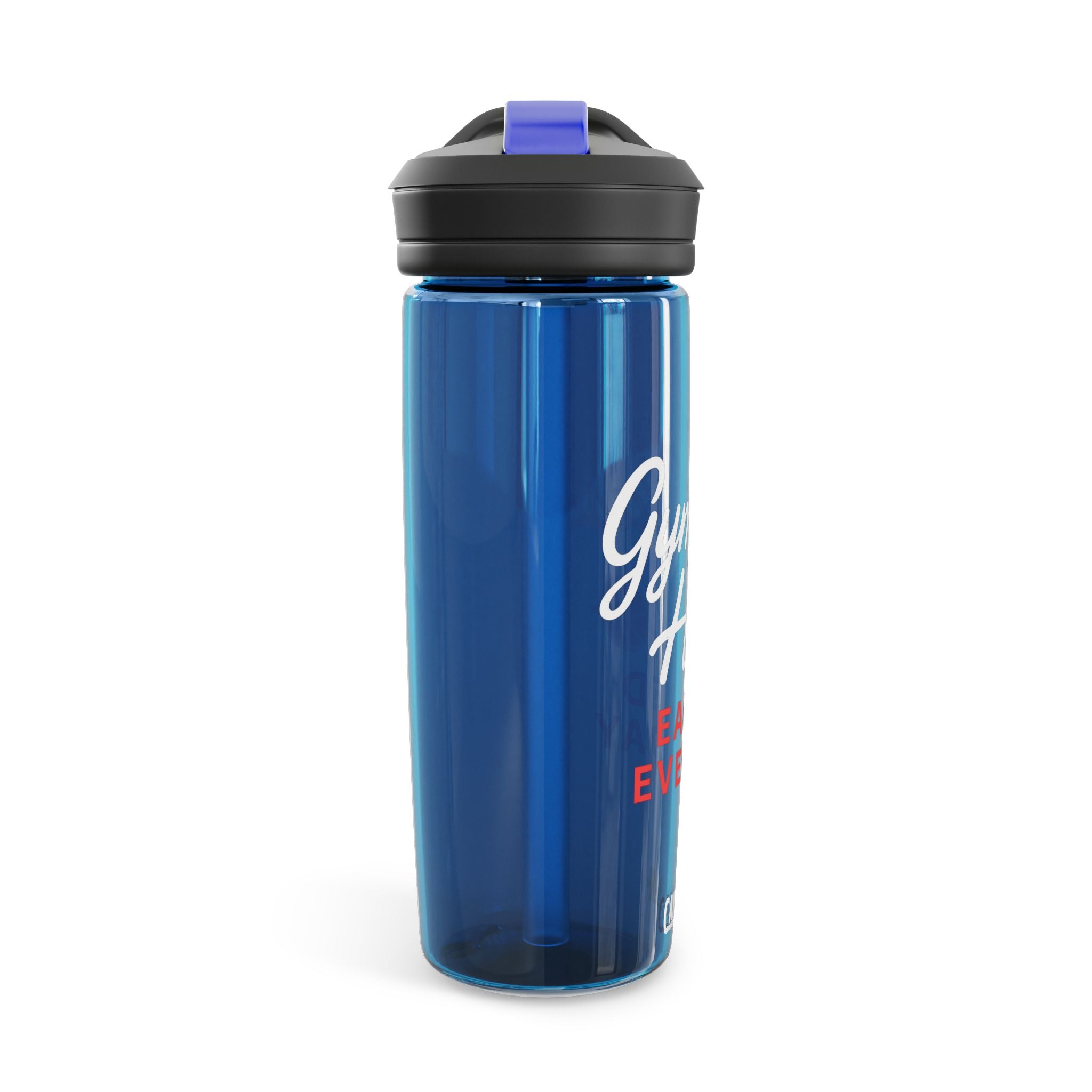 Gym Class Hero Water Bottle — CamelBak Eddy 20oz/25oz, "Earned Everyday" Basketball Design