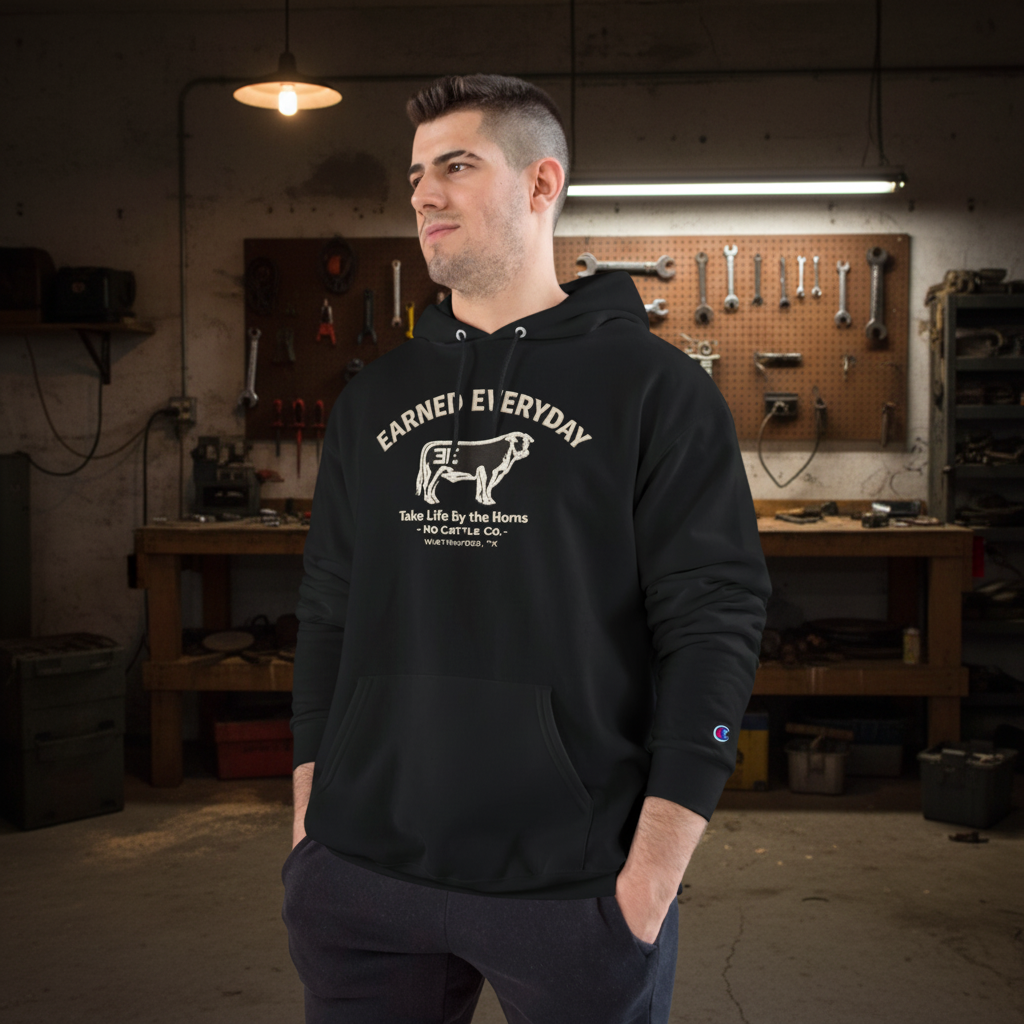 EE By the Horns (Angus) Hoodie