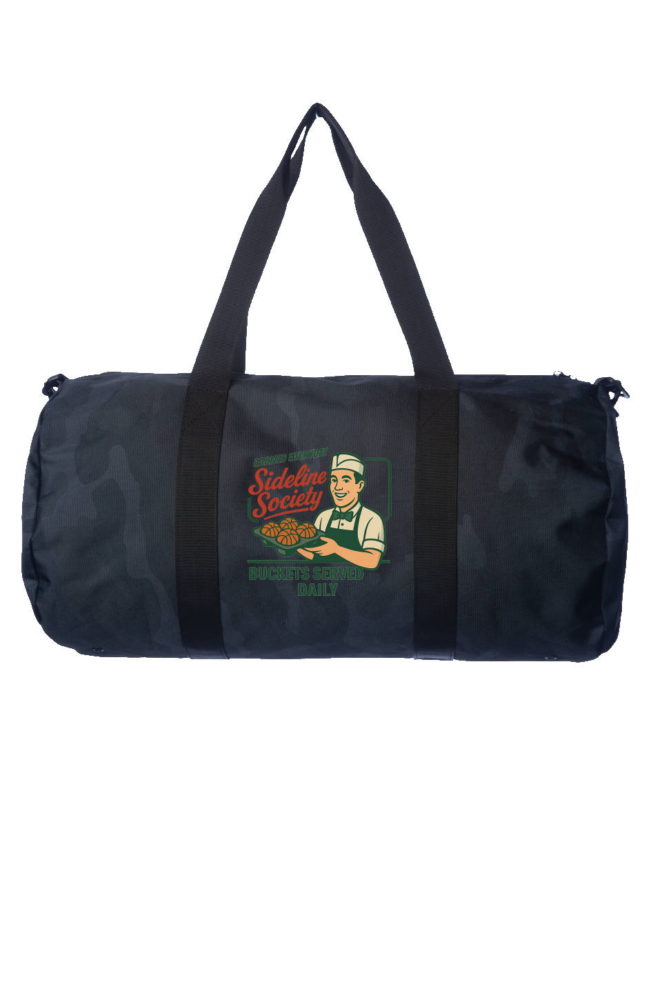 Day Trip Duffle Black Camo