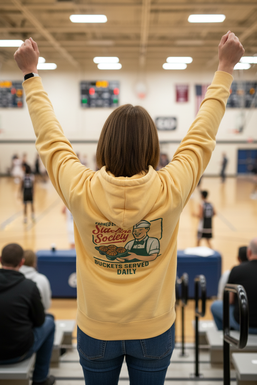Buckets Served Daily Hoodie — Earned Everyday x Sideline Society