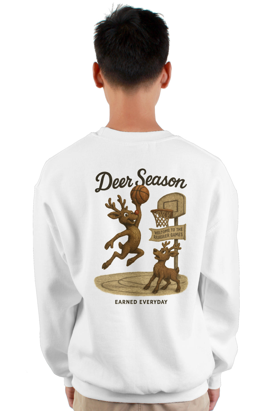 Reindeer Games – Deer Season Holiday Crewneck