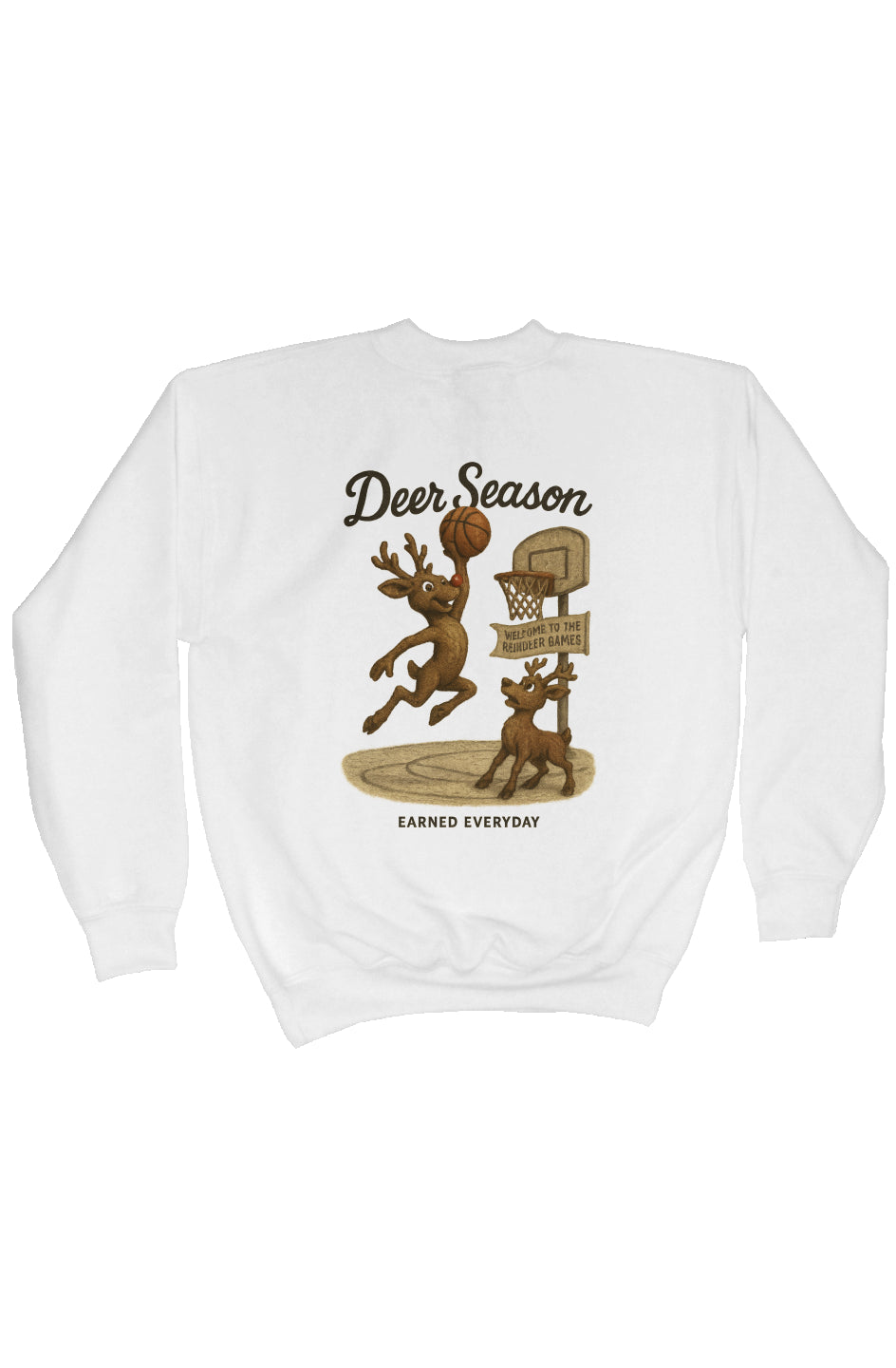 Youth Reindeer Games Crewneck – Deer Season Editio