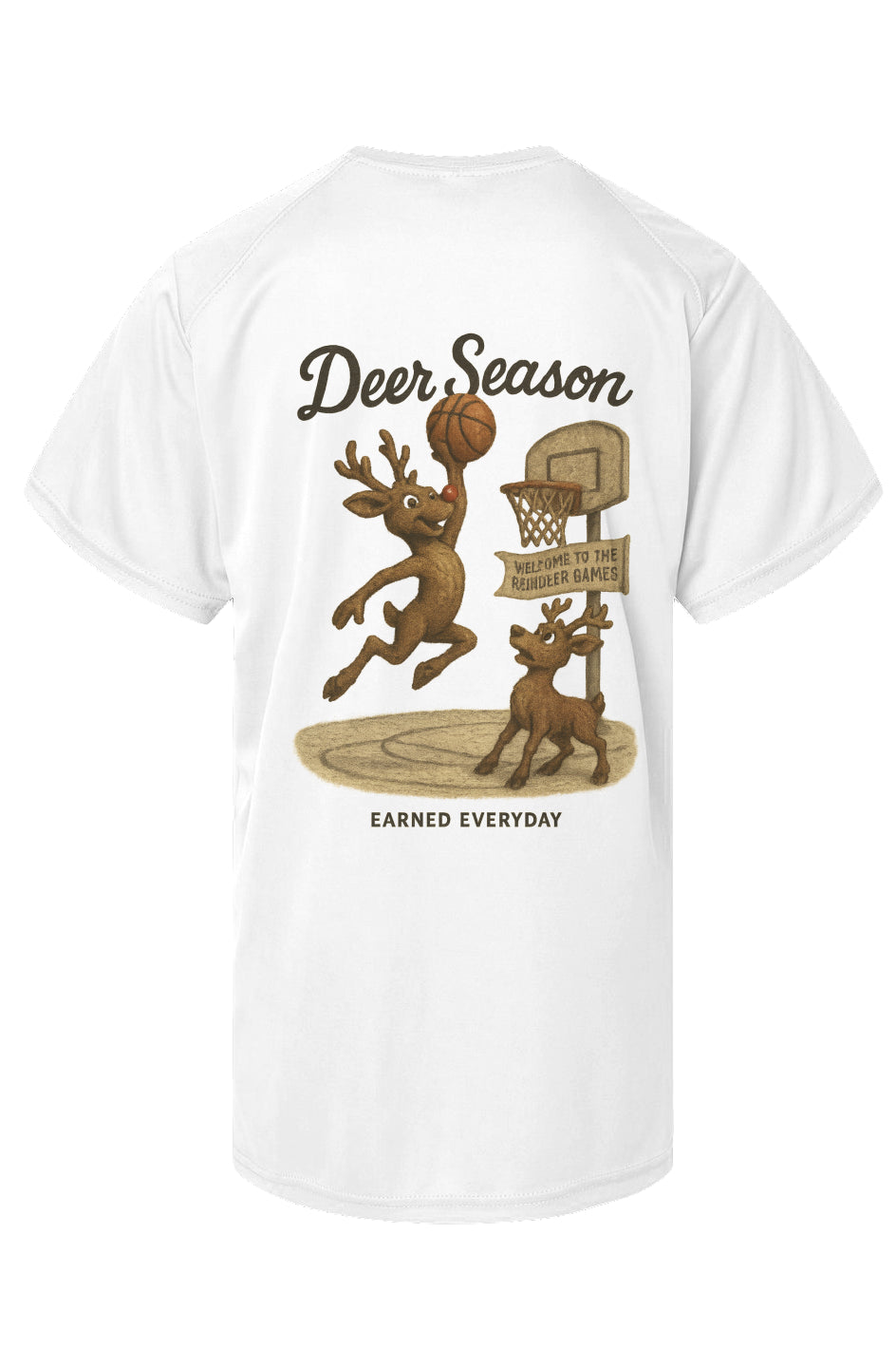 Reindeer Games – Youth Performance Tee