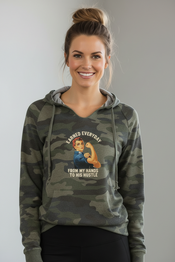 Camo Sideline Society – Rosie the Riveter