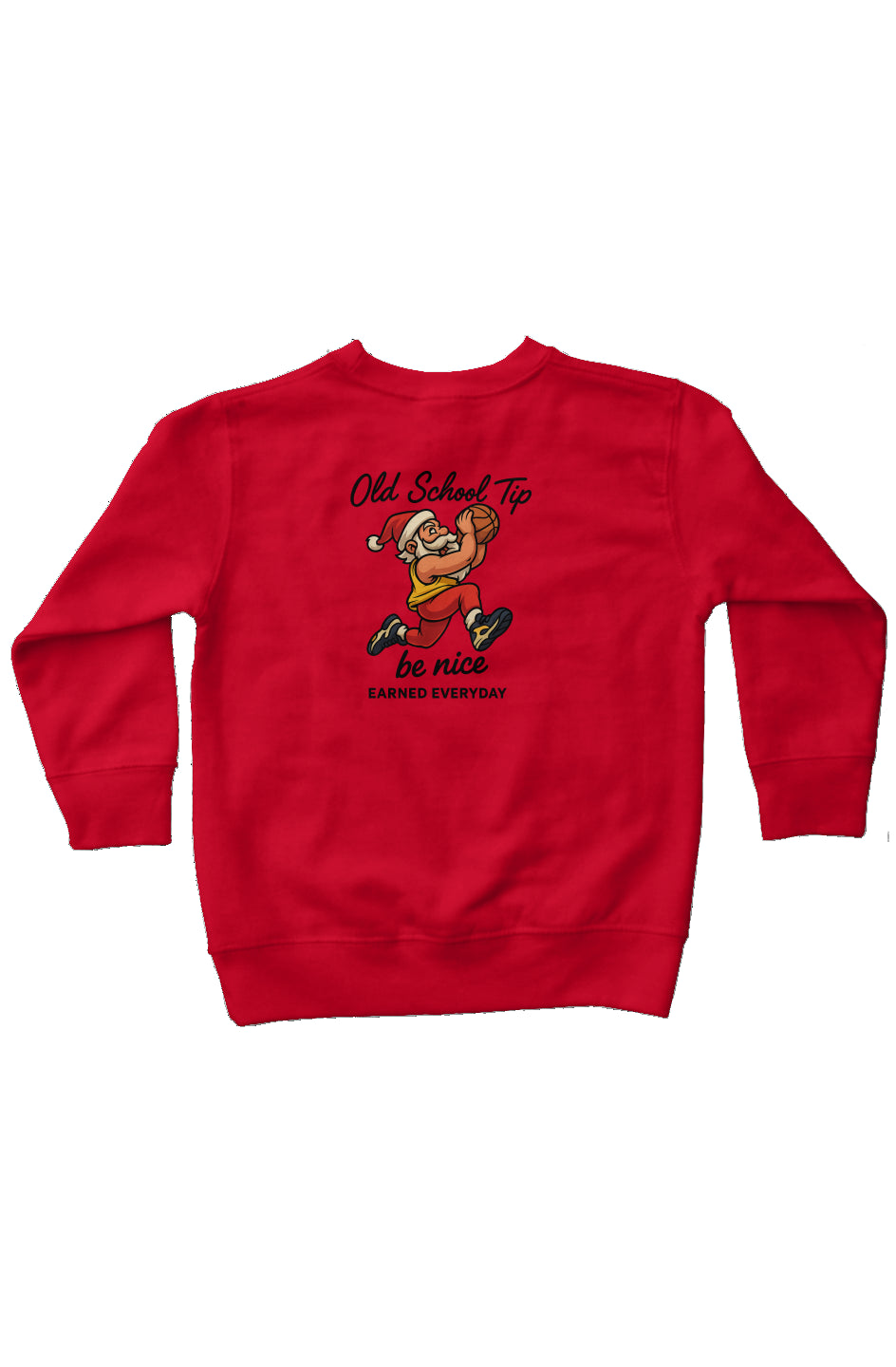 Toddler Naughty & Nice fleece sweatshirt