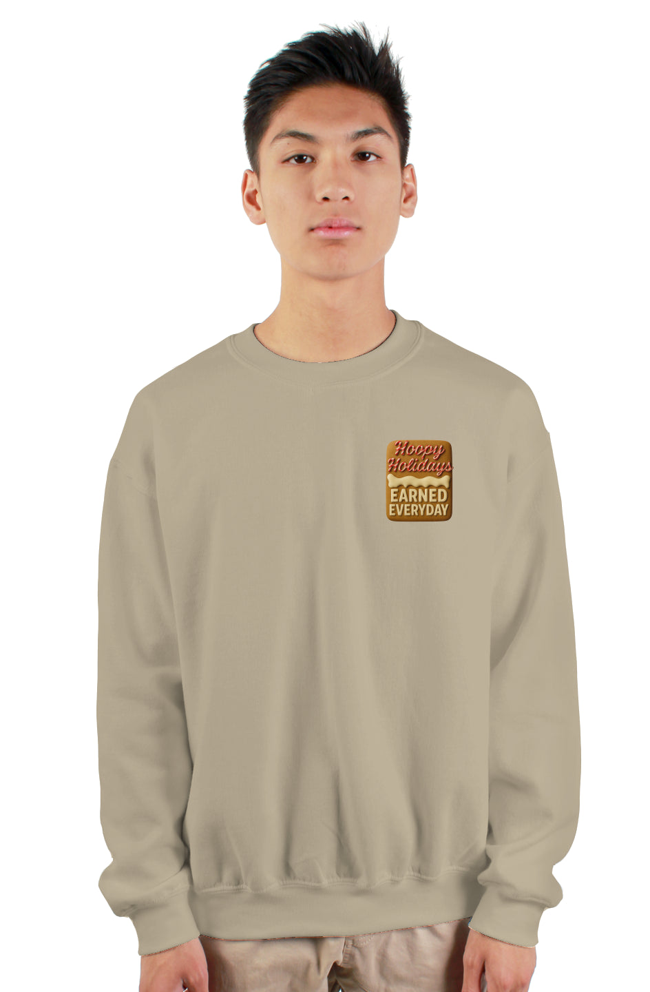 Hoopy Holidays – Gingerbread Crewneck