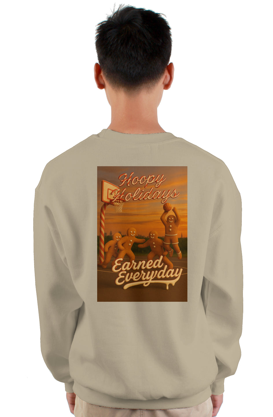 Hoopy Holidays – Gingerbread Crewneck