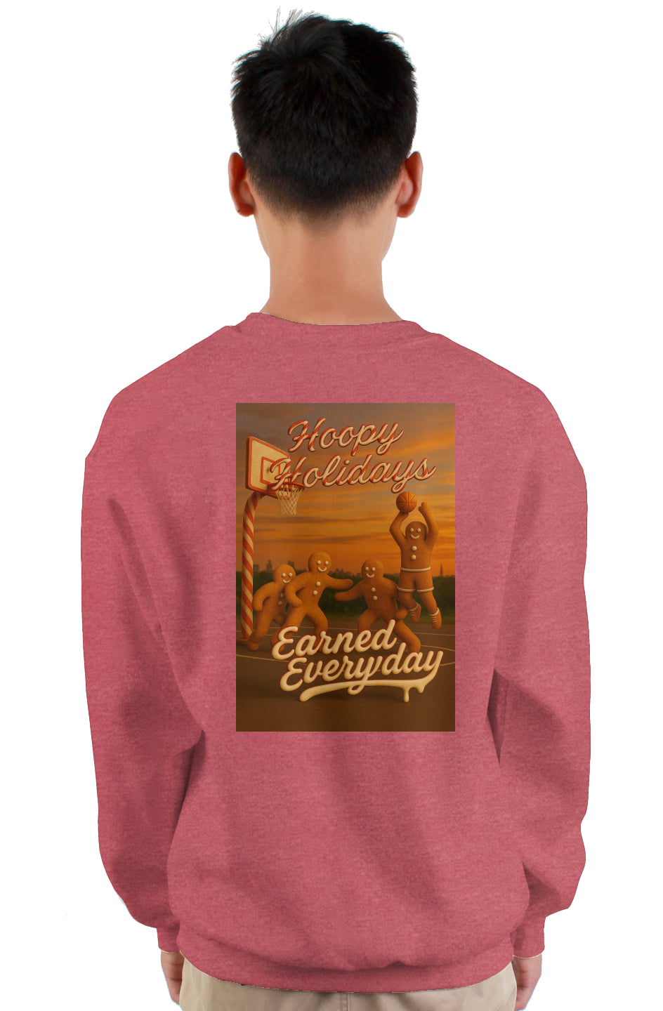 Hoopy Holidays – Gingerbread Crewneck