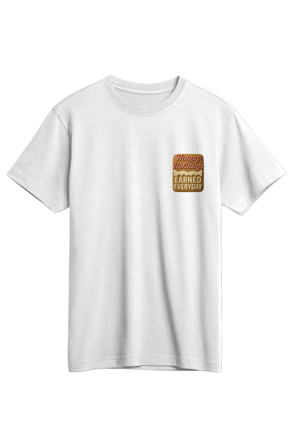 Hoopy Holidays Gingerbread – Luxury SUPIMA® Tee