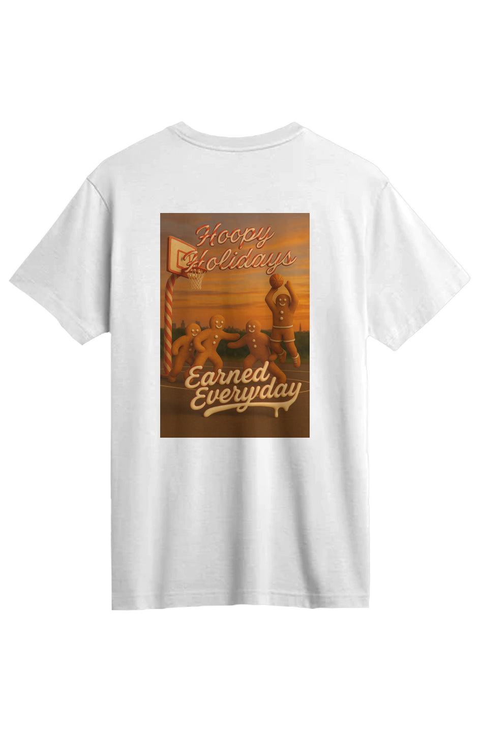 Hoopy Holidays Gingerbread – Luxury SUPIMA® Tee