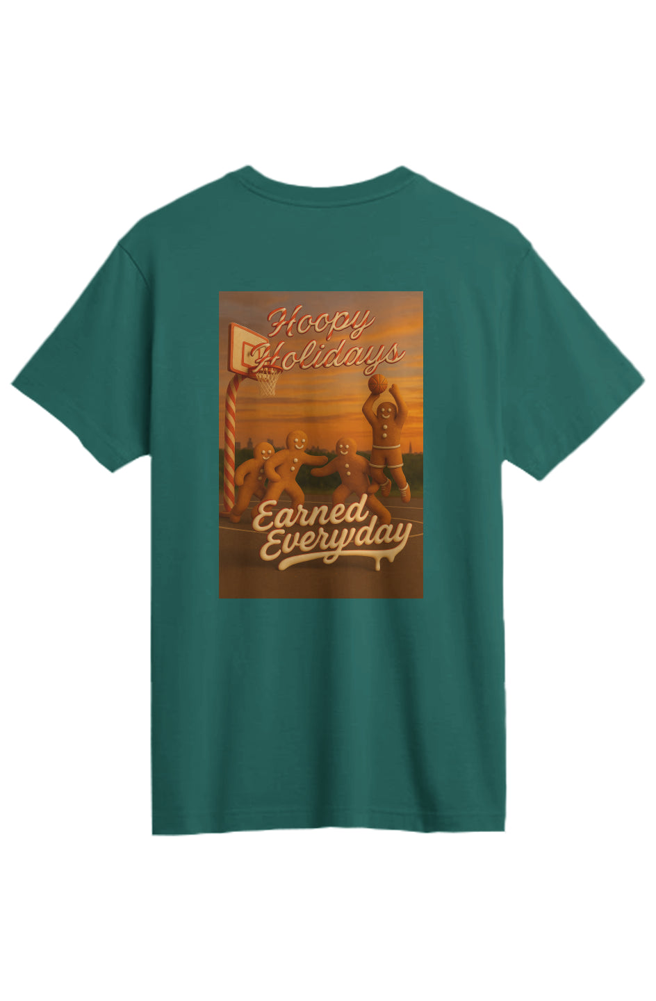 Hoopy Holidays Gingerbread – Luxury SUPIMA® Tee