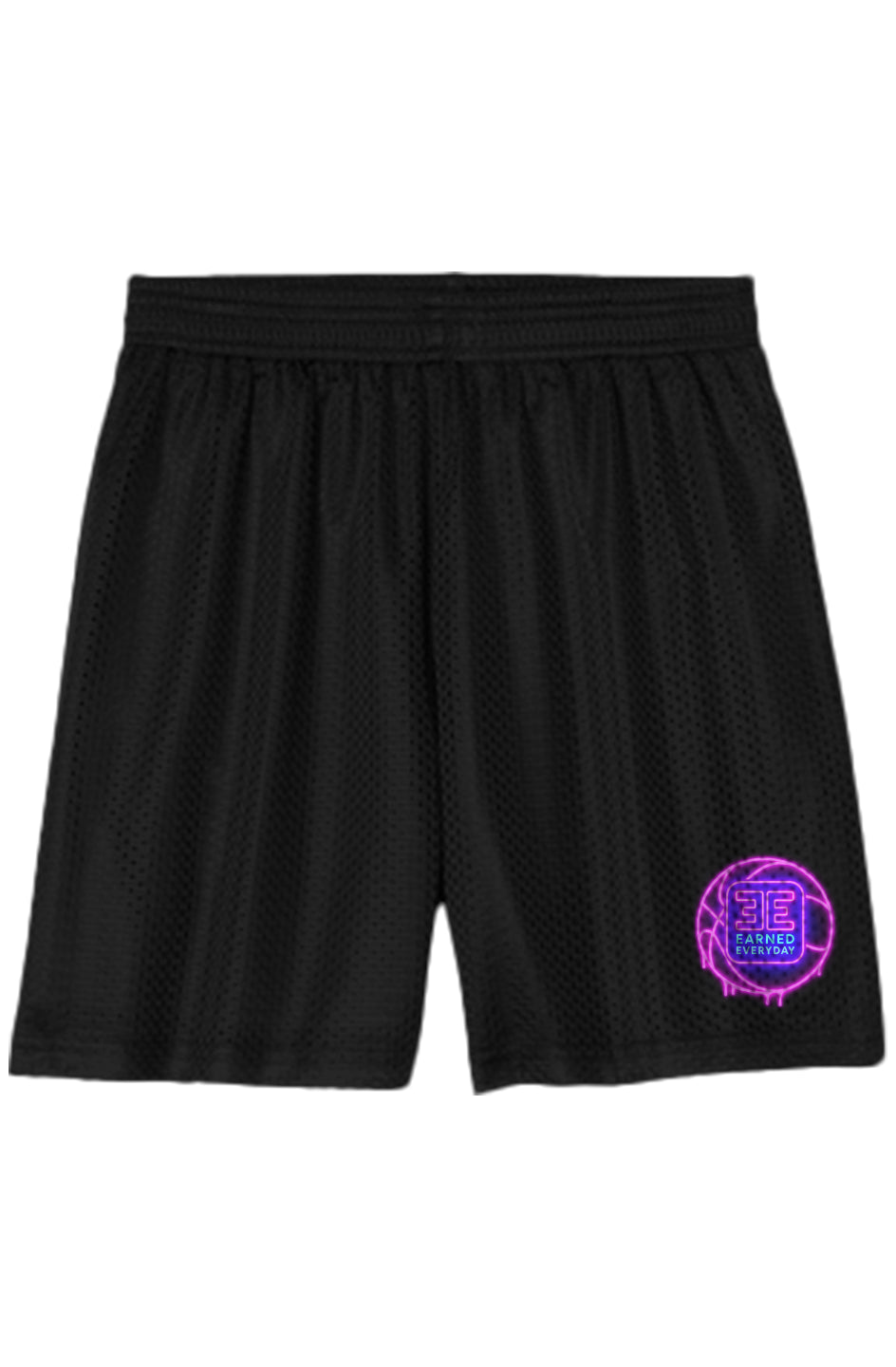 Neon Drip Mesh Short