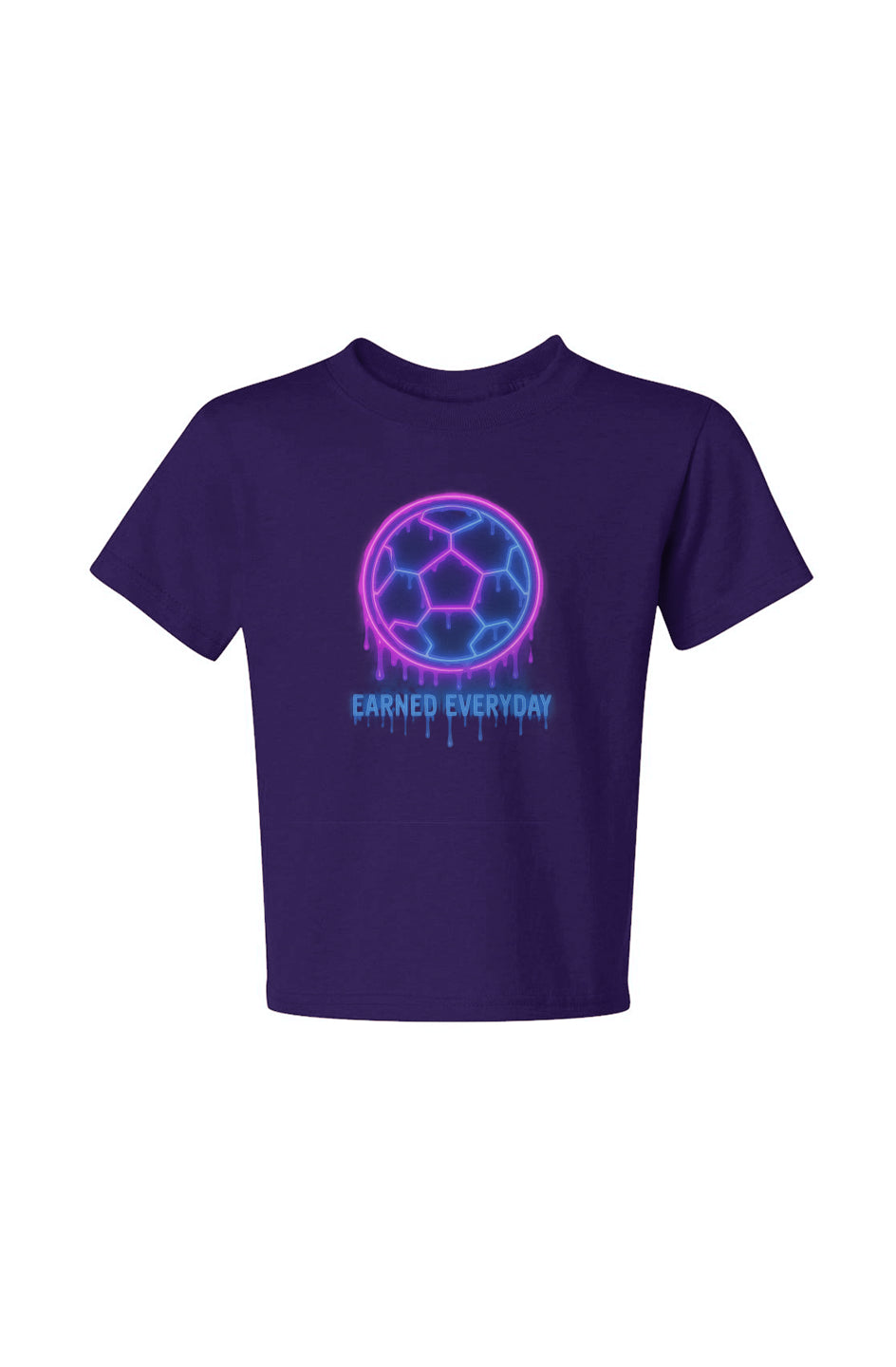 Soccer Drip Youth Tee – Earned Everyday - Dri-Power