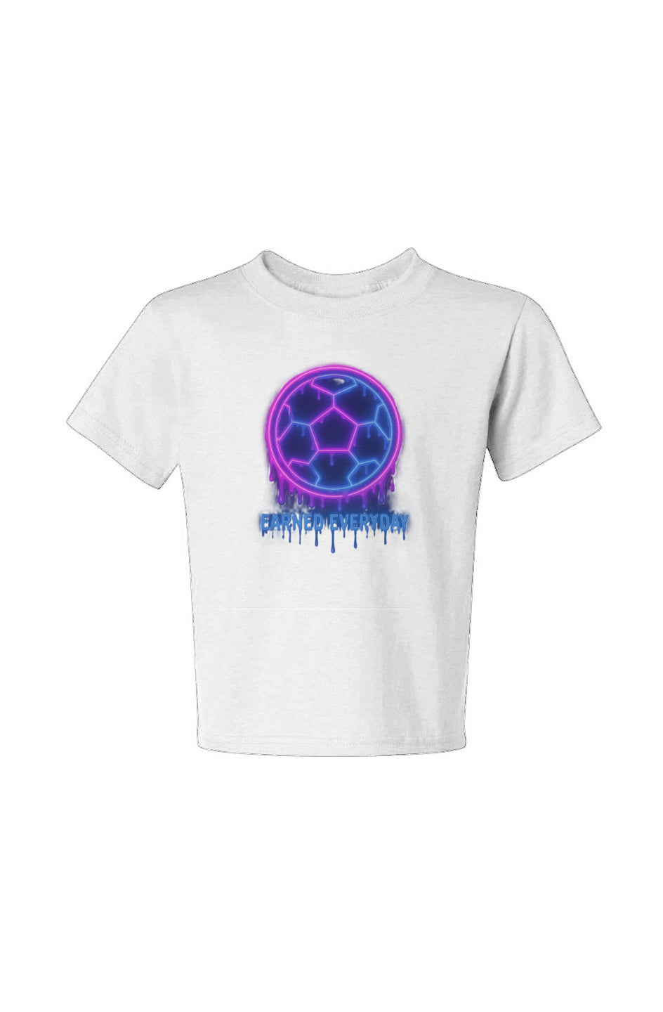 Soccer Drip Youth Tee – Earned Everyday - Dri-Power