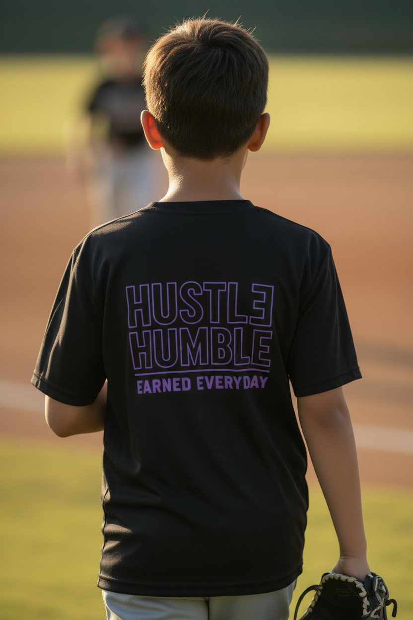 Actions Speak Louder (Hustle Humble) Tee – Youth Performance