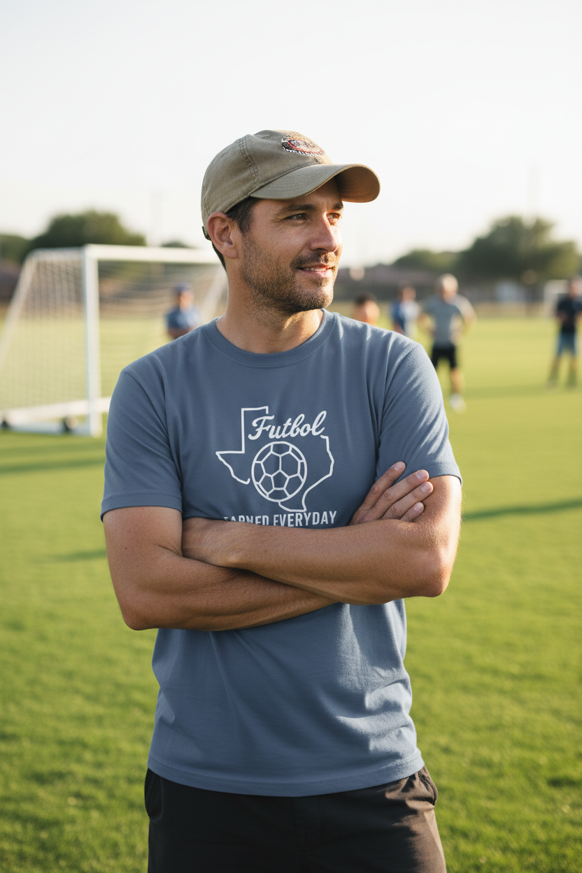 TX Ball Tee – FUTBOL Edition (Pigment Dyed)
