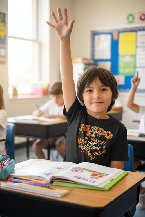 Aledo Built Different Drip - Youth PosiCharge Competitor Tee