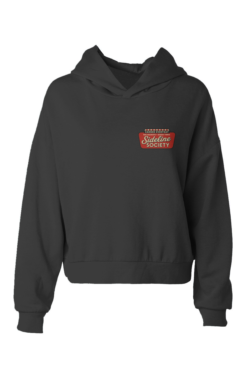 Go Mom Go - Her Hands - hip height hoodie
