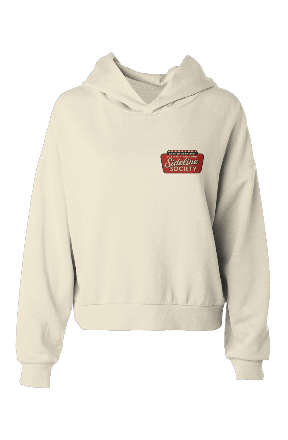 Go Mom Go - Her Hands - hip height hoodie
