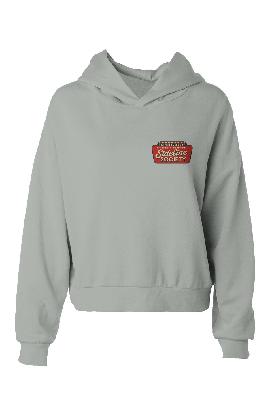 Go Mom Go - Her Hands - hip height hoodie