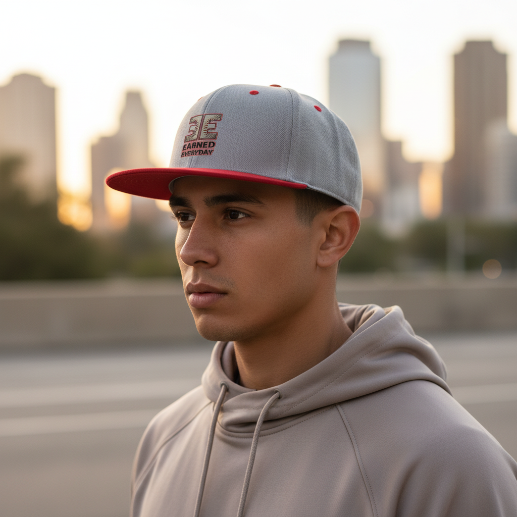 Stitches Embroidered EE Hat