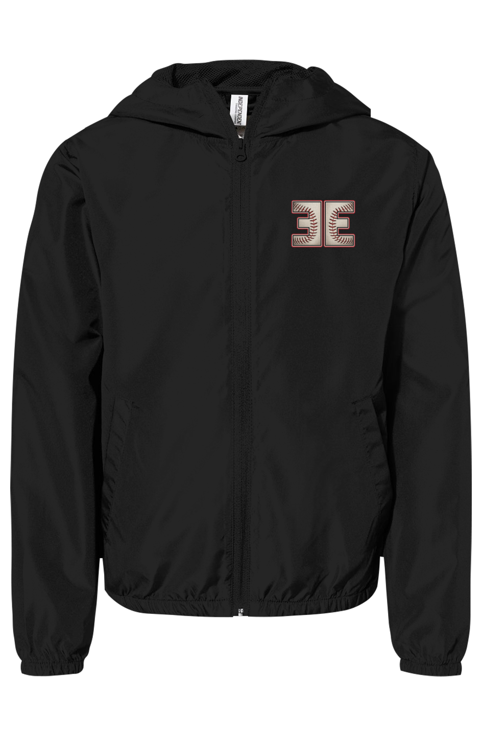 Stitches Embroidered Youth Lightweight Windbreaker