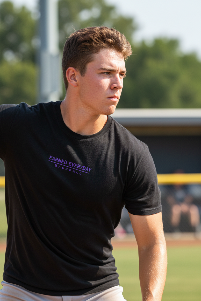 Earned Everyday Adult Baseball Ultra Soft Practice Tee