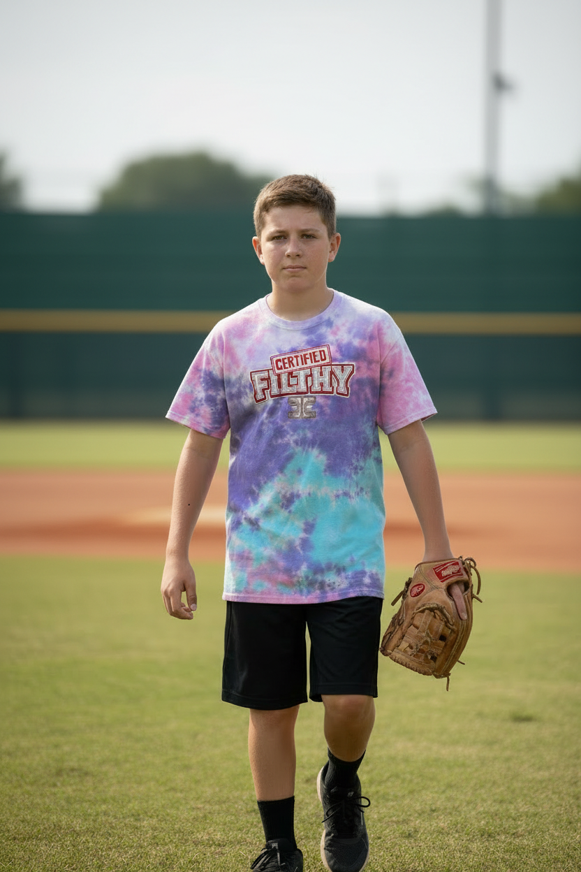 Youth Earned Everyday Cotton Candy Tie Dye T Shirt