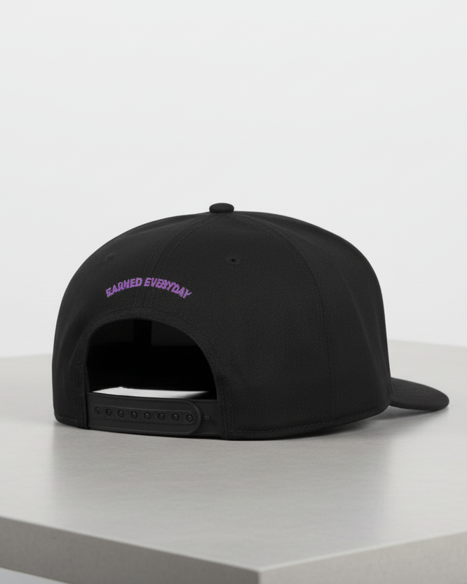 Earned Everyday Embroidered 6 Panel Snapback
