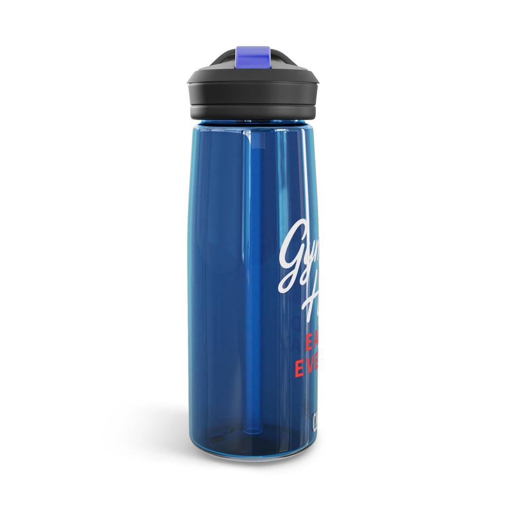 Gym Class Hero Water Bottle — CamelBak Eddy 20oz/25oz, "Earned Everyday" Basketball Design