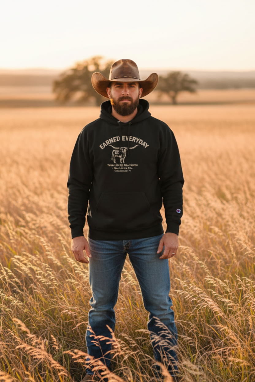 EE By the Horns (Longhorn) Hoodie