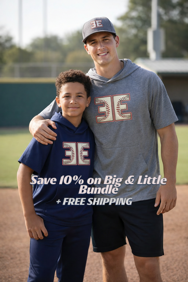 Little League to Big League Navy Short Sleeve Hoodie Bundle