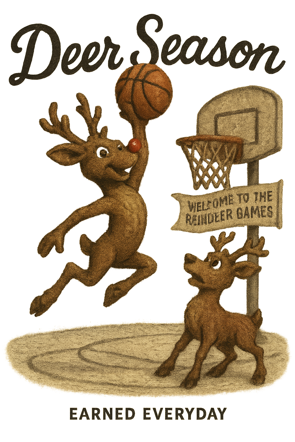 Reindeer Games – Youth Performance Tee