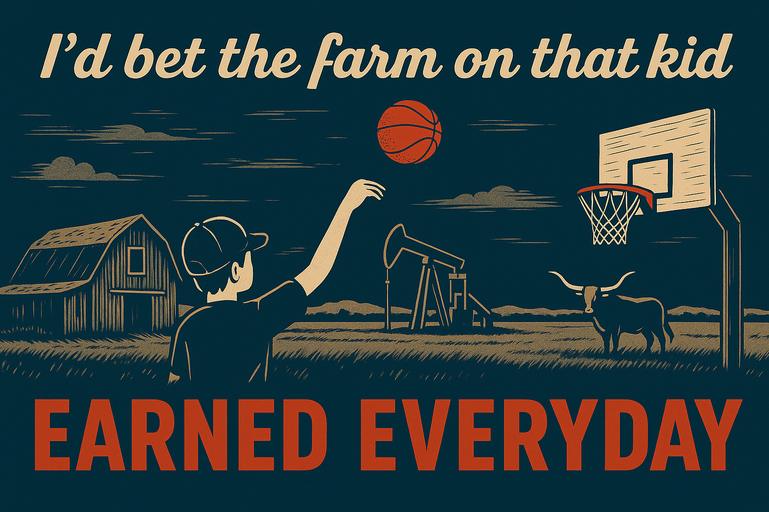 Bet the Farm – TX Ball  Premium SUPIMA® Edition