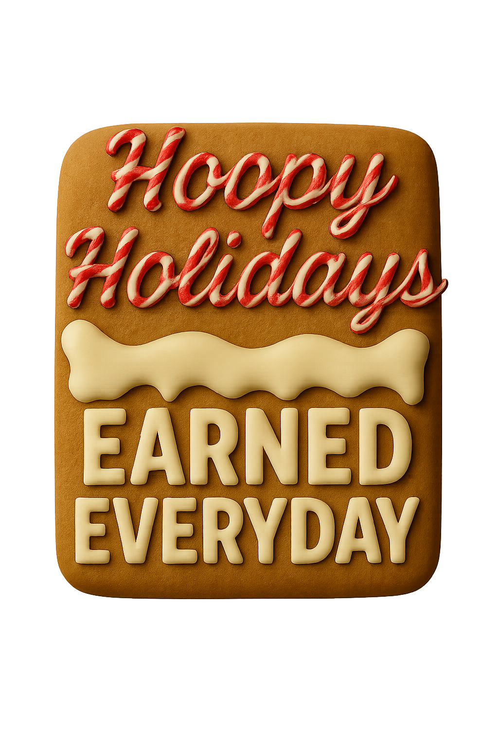 Hoopy Holidays Gingerbread – Toddler Fine Jersey T