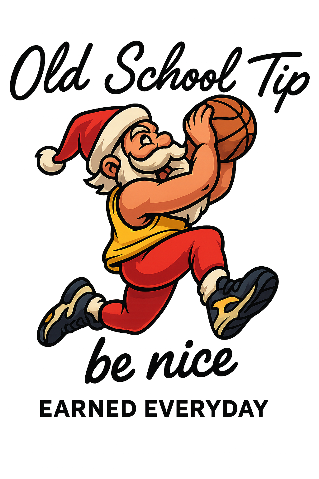 Toddler Naughty & Nice fleece sweatshirt