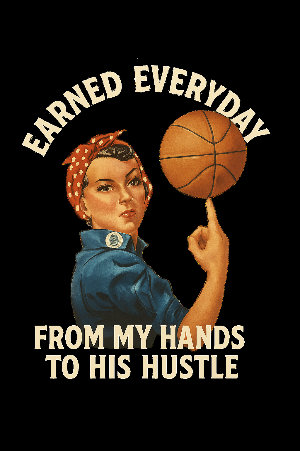 Rosie the Riveter Hoodie — “GO MOM GO!!!”