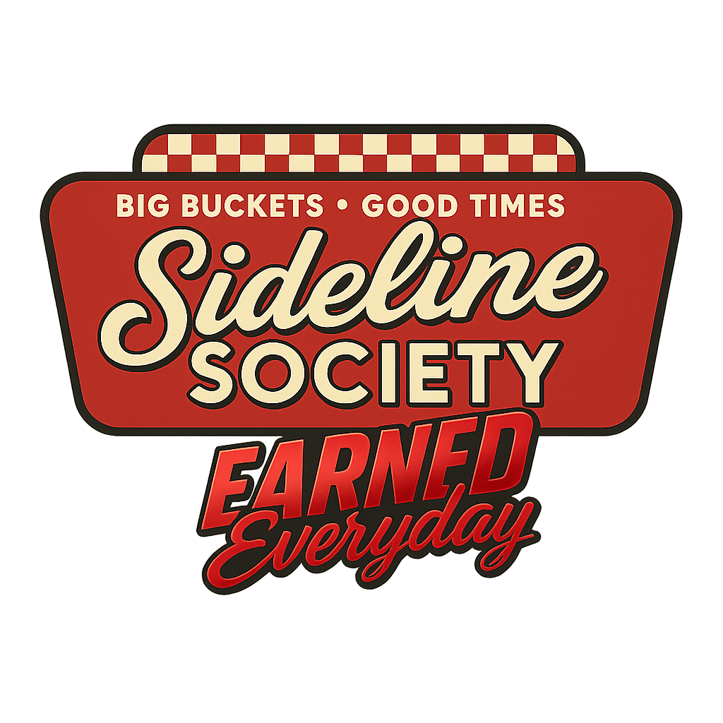 Buckets Served Daily Hoodie — Earned Everyday x Sideline Society