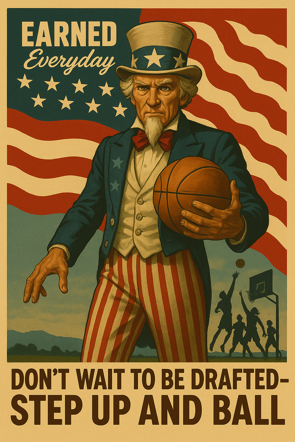 Step up and Ball - Earned Everyday x Jerzees NuBle