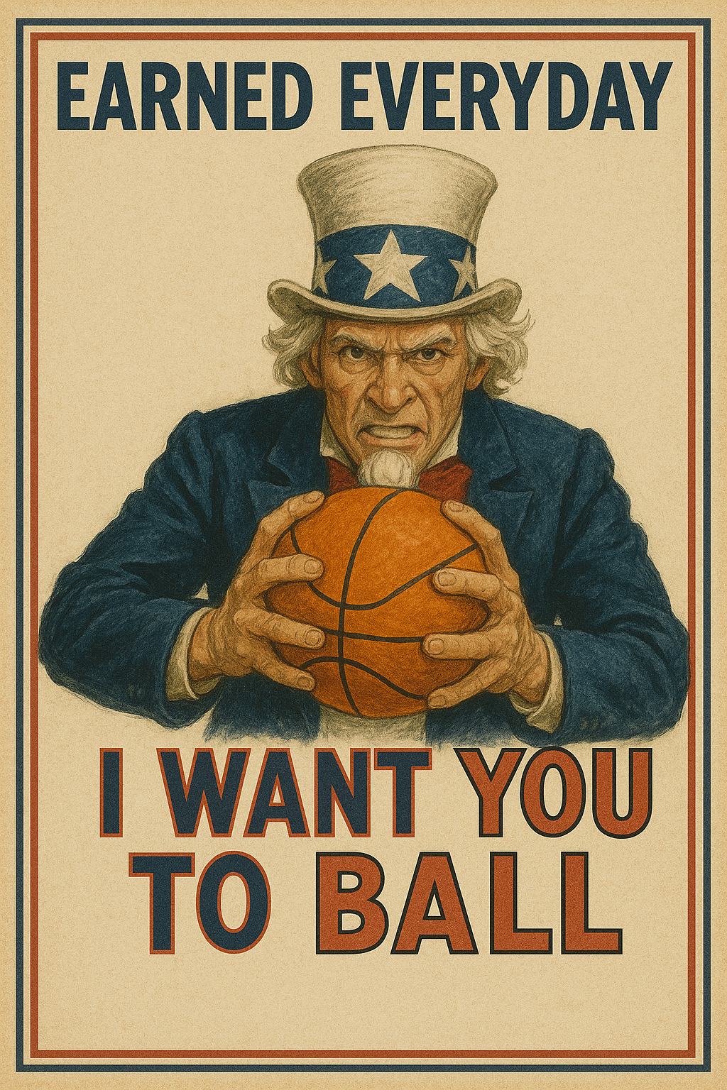 We Want YOU to BALL!!! – Earned Everyday Hoodie