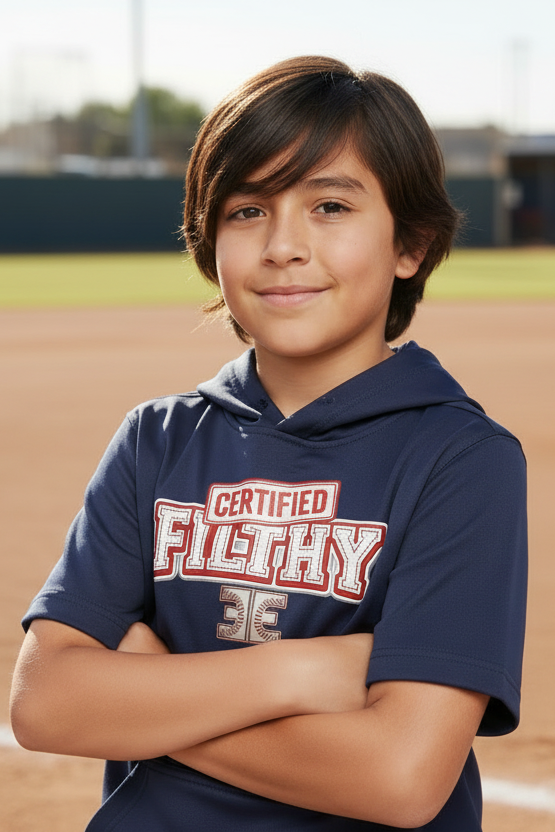 Youth Earned Everyday Certified Filthy Short Sleeve Hoodie